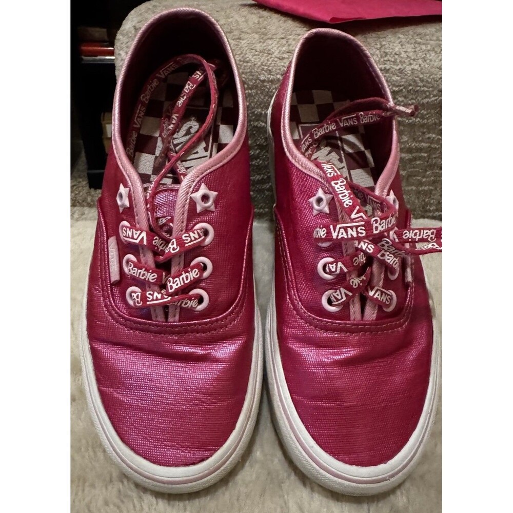 EUC 👀👀 Women's Vans x Barbie Pink 💄👄Authentic Stackform Sneaker Sz 5.5